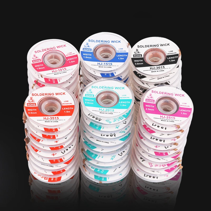 Оплетка для удаления припоя 1 5 м мм 2 3 1/4 шт. |