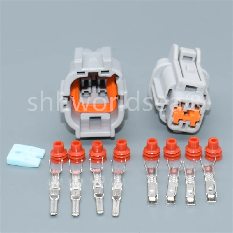 

4 контакта 090, 2,2 мм, мужской и женский автомобильный противотуманный фонарь, модификация резервуара для воды, электроника, разъем PB295-04920 PB291-041 для Nissan