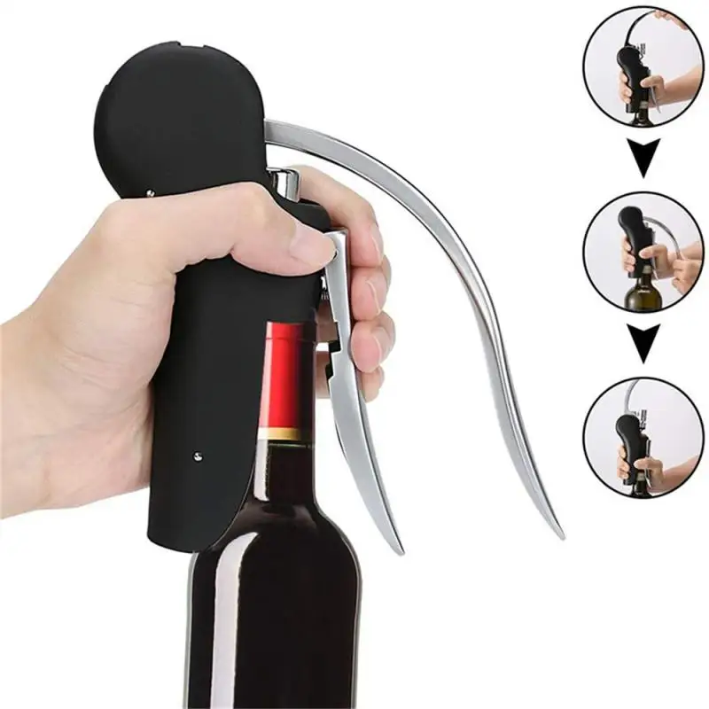 

Bottle Openers Wine Tool Set Cork Drill Lifter Kit Bar Lever Corkscrew Foil Cutter Convenient Kitchen Accessories