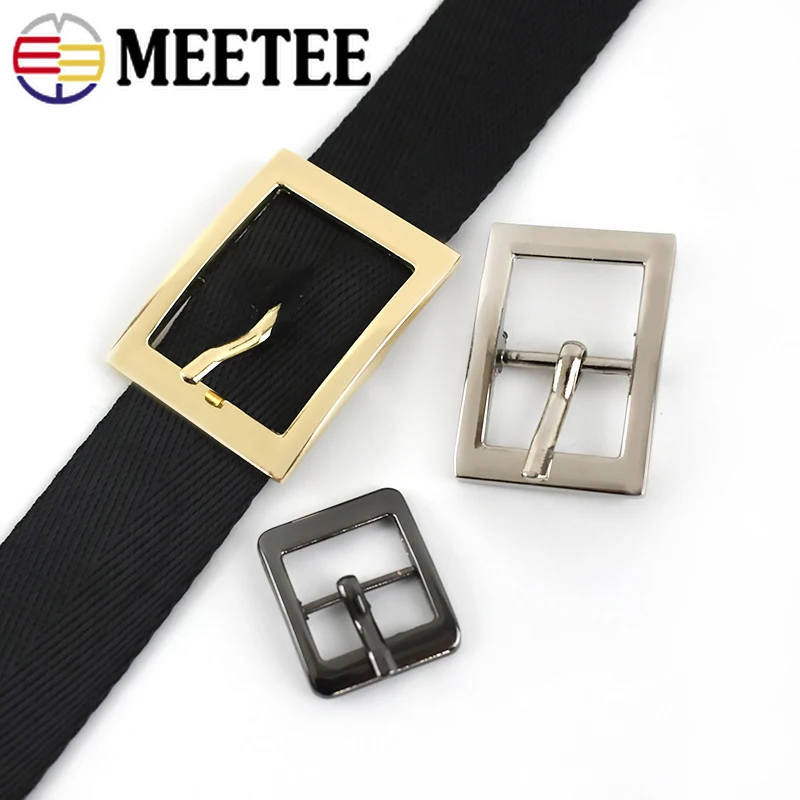 Meetee 5 шт. 16/19/25/32/38 мм металлическая застежка пряжка для ремня ремешок регулируемый