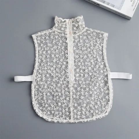 Кружевной воротник черный