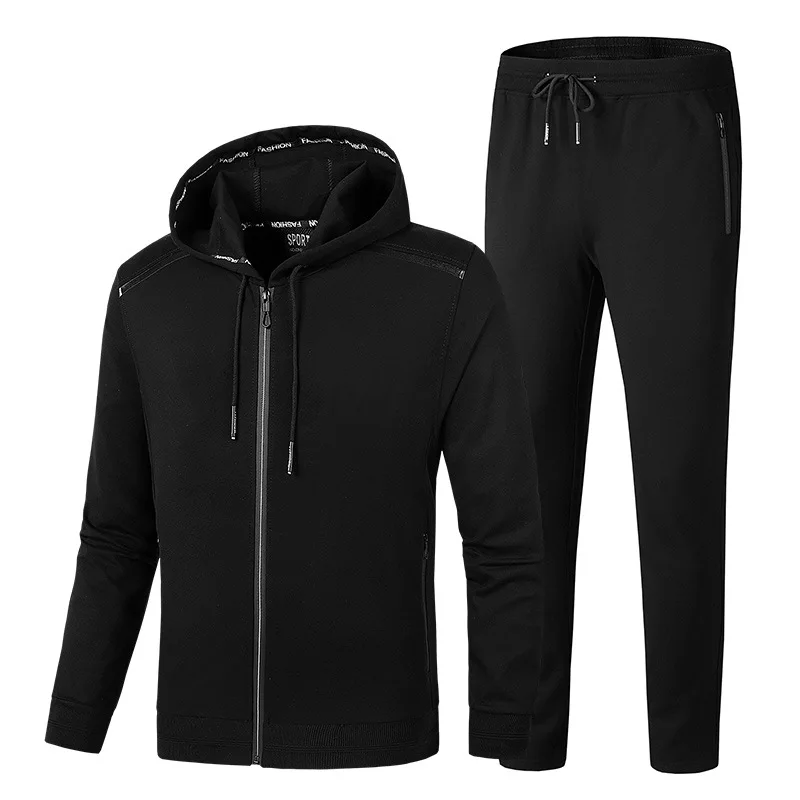 

2022 New Autumn Men's Sports Suit High Quality Casual Men Casual Running Sportswear Full Length Men Clothes Big Size 8XL 9X