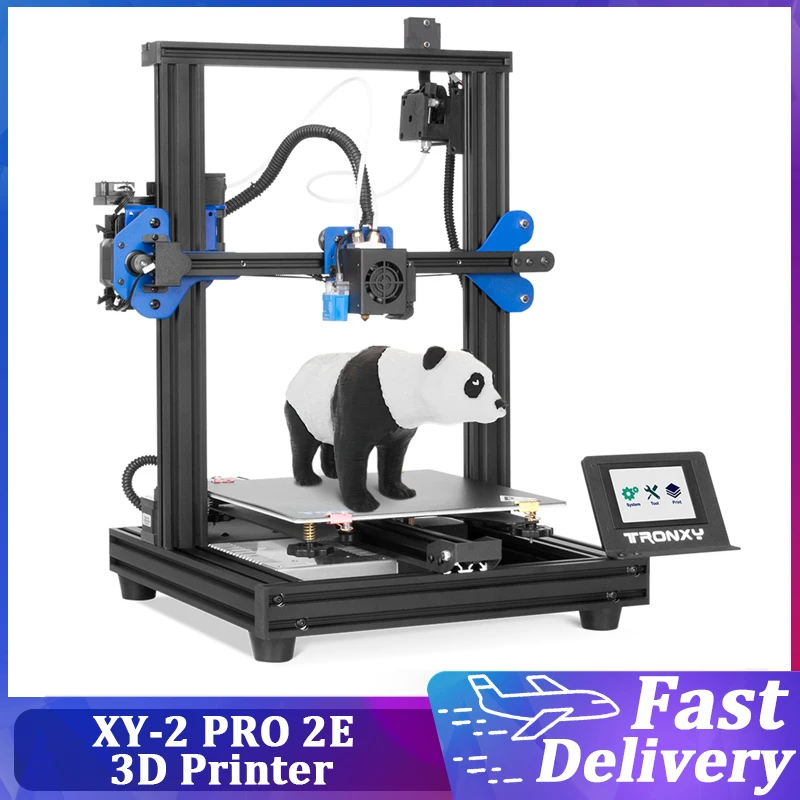 

TRONXY XY-2 PRO 2E Desktop 3D Printer FDM 255x255x245mm 2-IN-1-OUT Nozzle Dual Titan Extruder Removable Platform Resume Printing