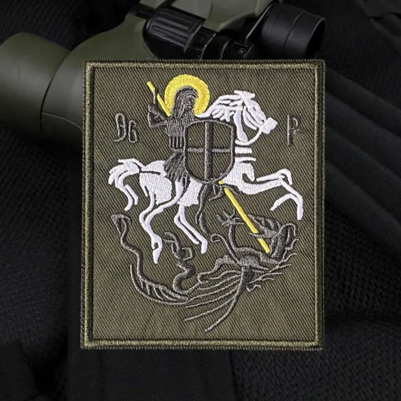 Нашивка с вышивкой Saint George Knight, тактические нашивки на липучке для одежды, значок боевого моря, декоративная наклейка на рюкзак, повязка на руку (art.: 3920d0ea7bb77) - 3920d0ea7bb77