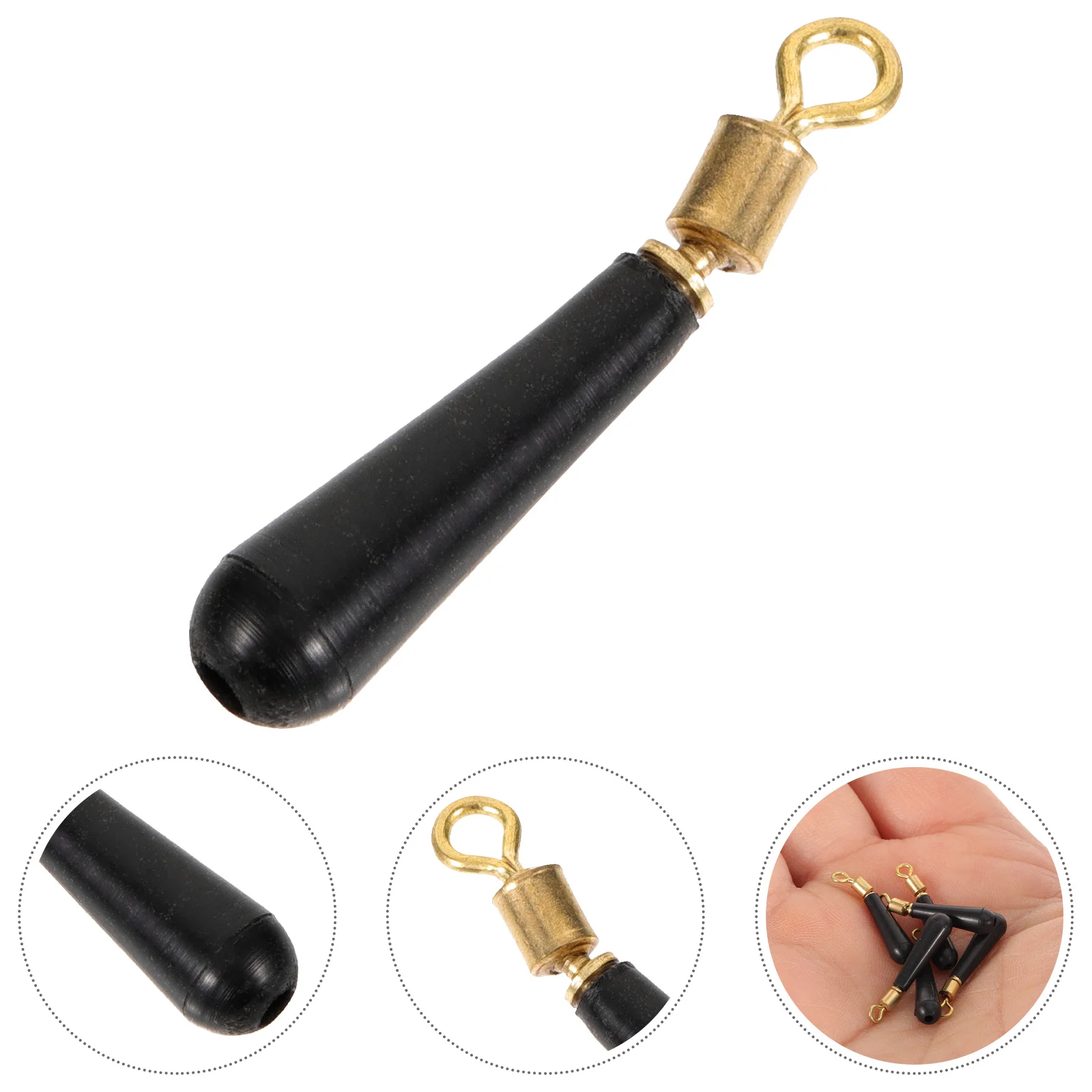 

30 Pcs Fishing Bobber Rope Bobbers Beads Multi-use Supplies Buoy Stoppers Metal Stops Raft