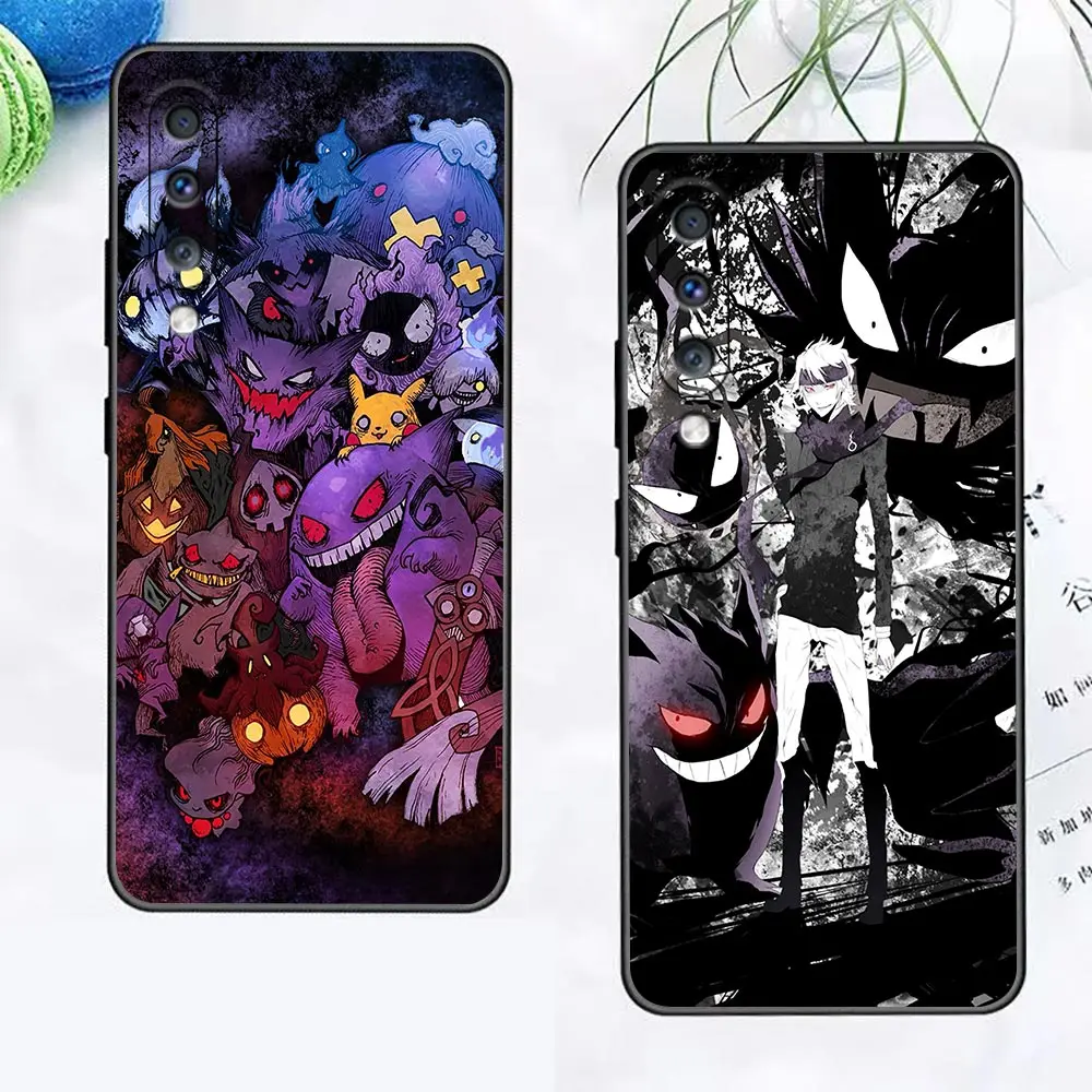 

Pikachu Pokemon Gengar Funda Case for Samsung A10 A10S A20 A30 A30S A40 A50 A60 A70 A90 Note 8 9 10 20 Plus Lite Ultra 5G Case