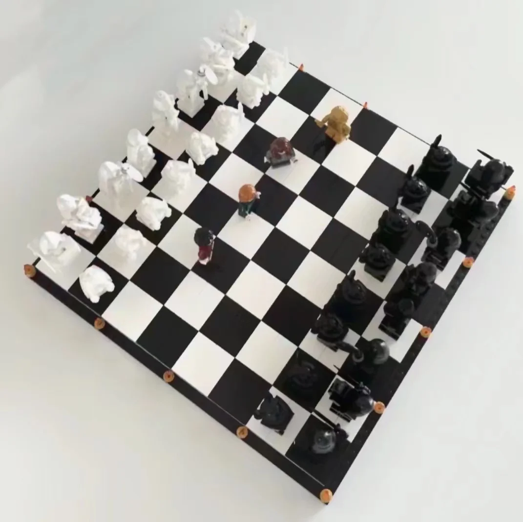

Famous Magic Movie 76392 Chess Building Blocks Icons Collectors' Edition Owl Bricks Toys For Children Christmas Birthday Gifts
