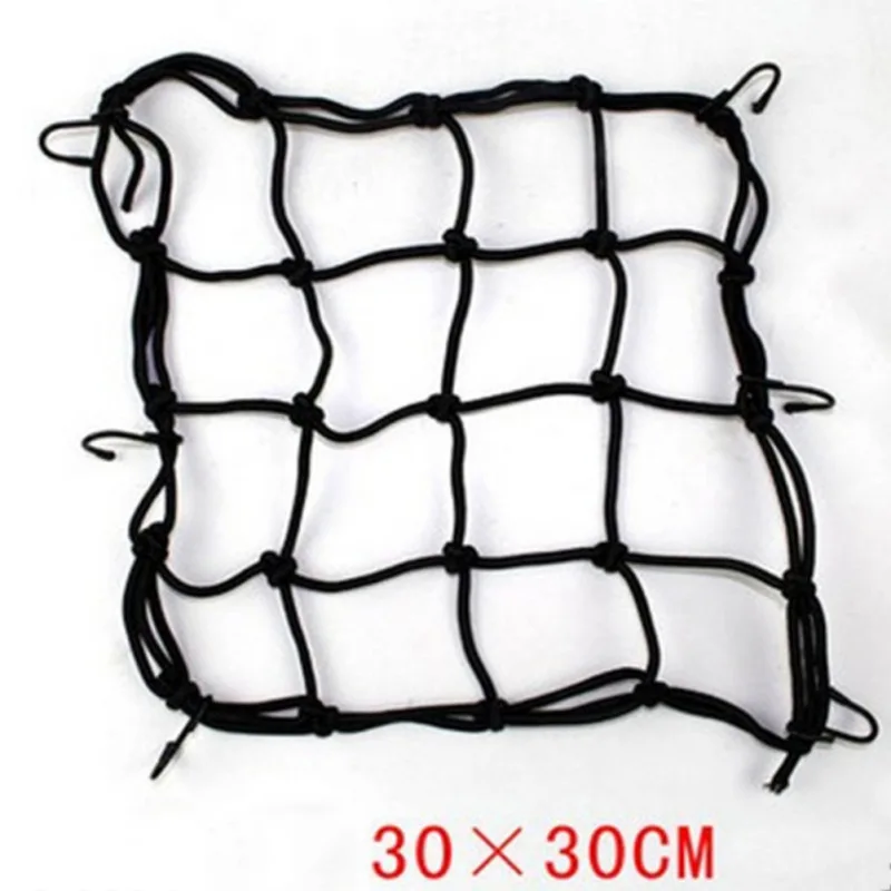 

Motorcycle Luggage Net Bike 6 Hooks Hold down Fuel Tank Luggage Mesh Web Bungee Black Motorcycle Bike 6 Hooks Tank Car styling