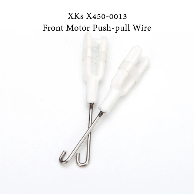 

WLtoys XKS X450 RC Glider Plane Spare Parts 0013 Front Motor Push Pull Steel Wire Kits 2pcs/set Original Accessories
