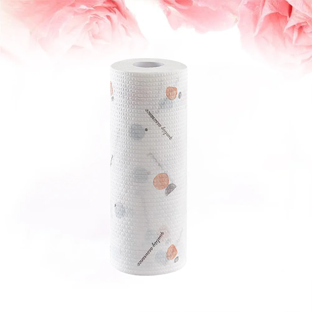 1 рулон нетканые материалы с геометрическим узором полотенце для мытья посуды