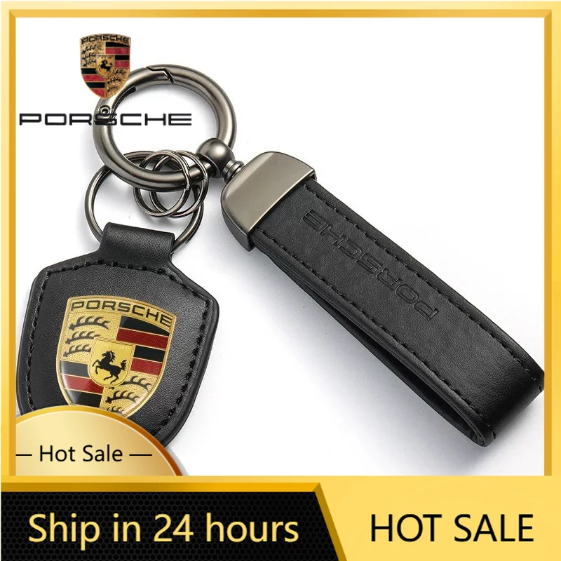 Фото Модные кожаные чехлы для Porsche Cayenne, Panamera, Macan, 911, Taycan, Boxster, Cayman, 918, Pajun Ke №1