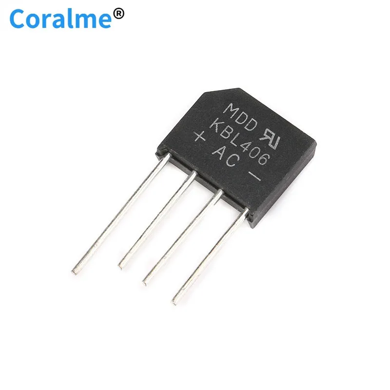 

5 pcs Diode Bridge Rectifier KBL406 4A 600V