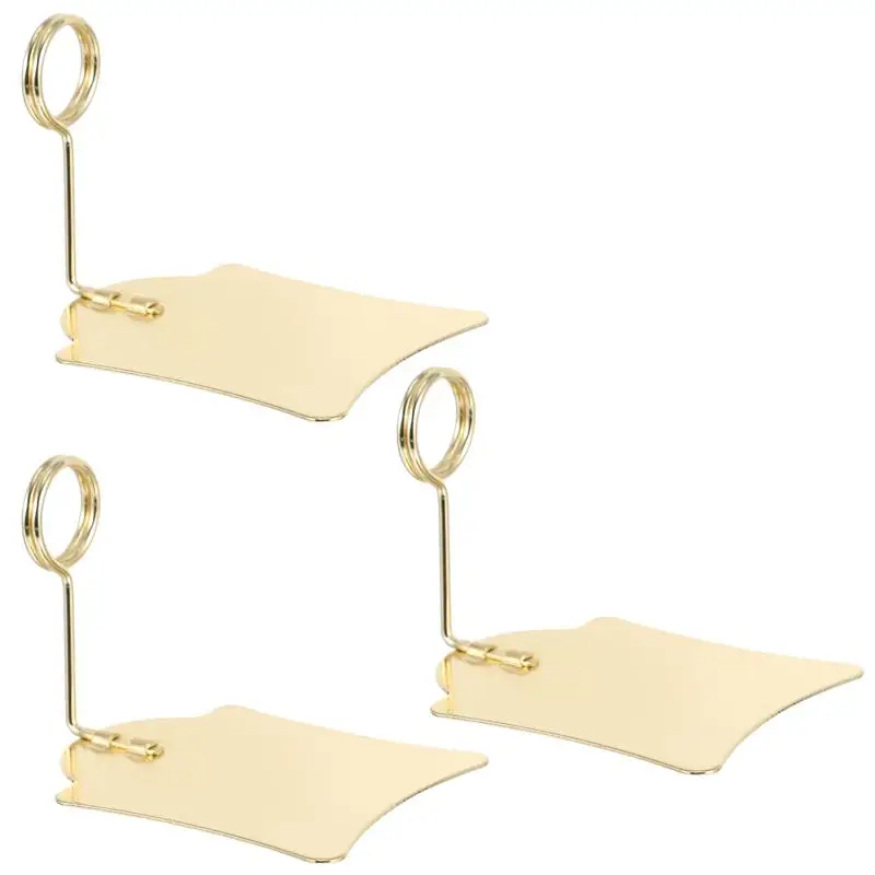 

3pcs 5pcs Price Tag Holder Metal Bakery Label Holder Supermarket Price Tag Clips
