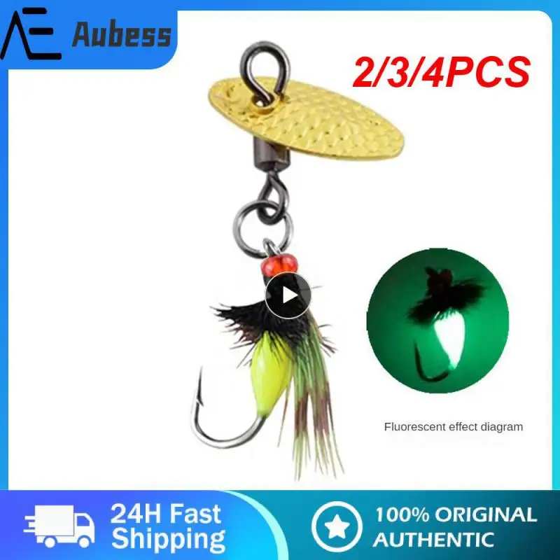 

2/3/4PCS Micro-object Compound H Rophe Lure White Bar Fake Bait Modified Bionic Rotating Melon Fake Bait Horse Mouth