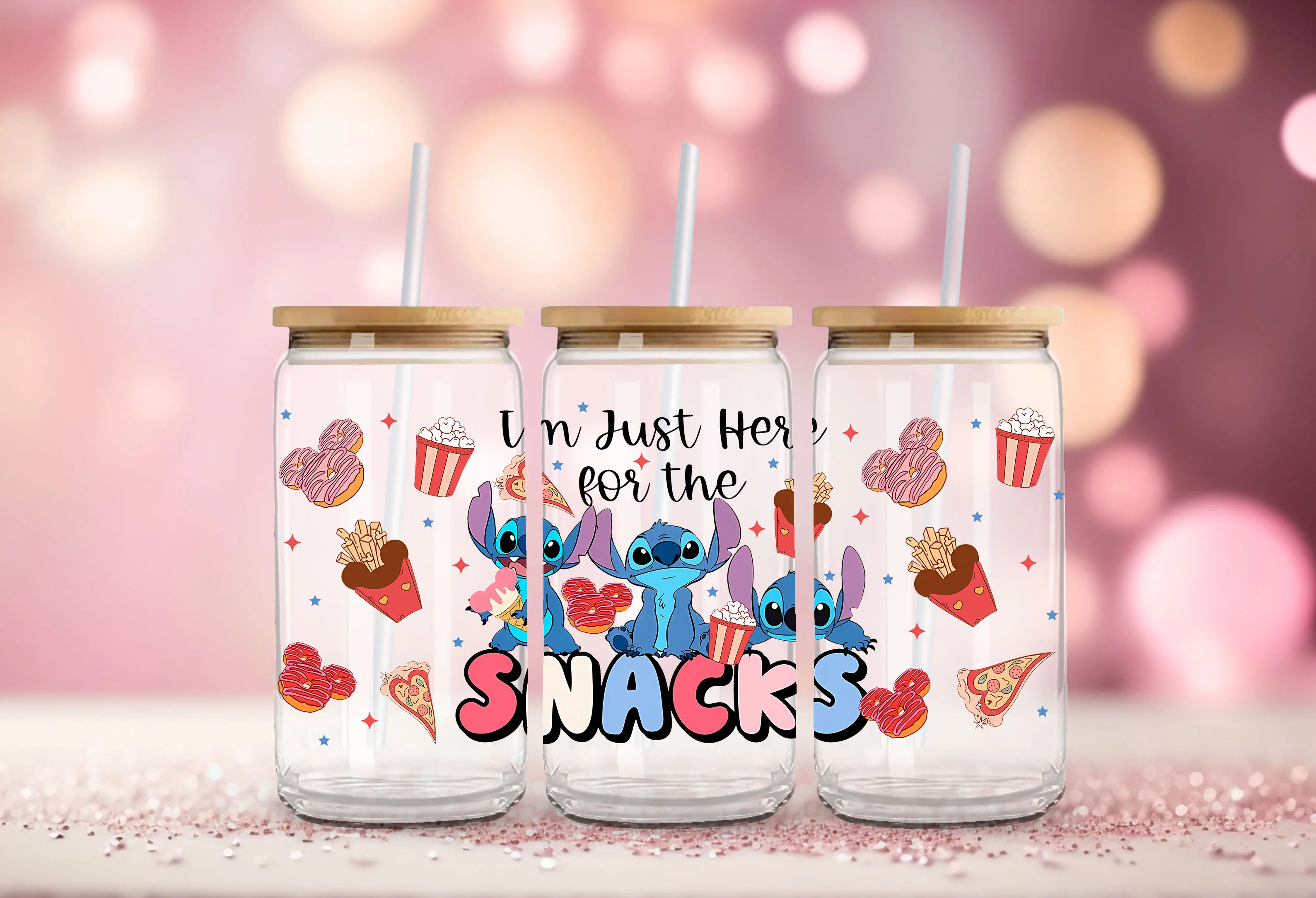 Стежка Рождественская любовь сладкие наклейки на стеклянные чашки обертка для