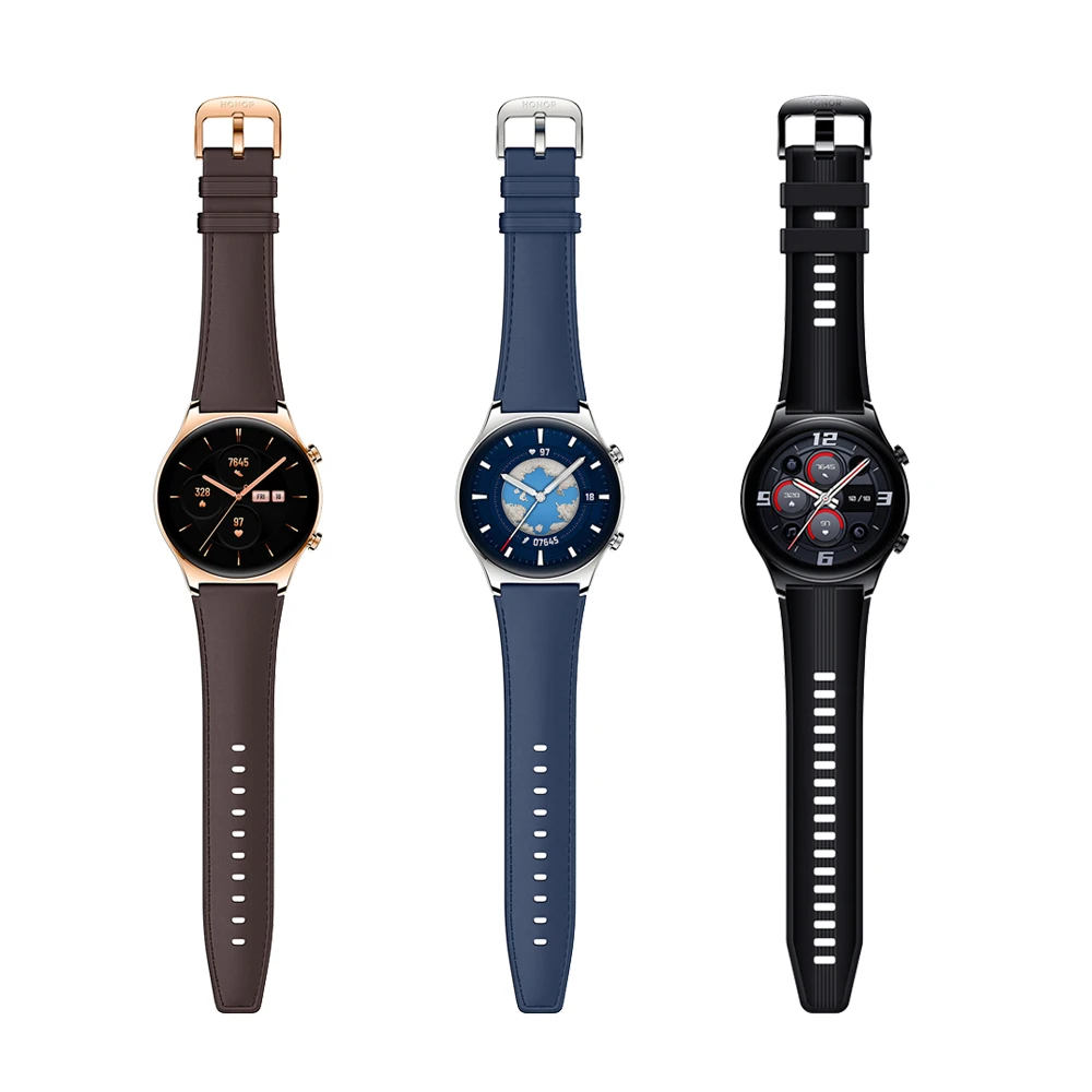 HONOR Watch GS 3 3d-изогнутый 1 43 &quotAMOLED экран Смарт-часы фитнес-монитор пульса кислорода в