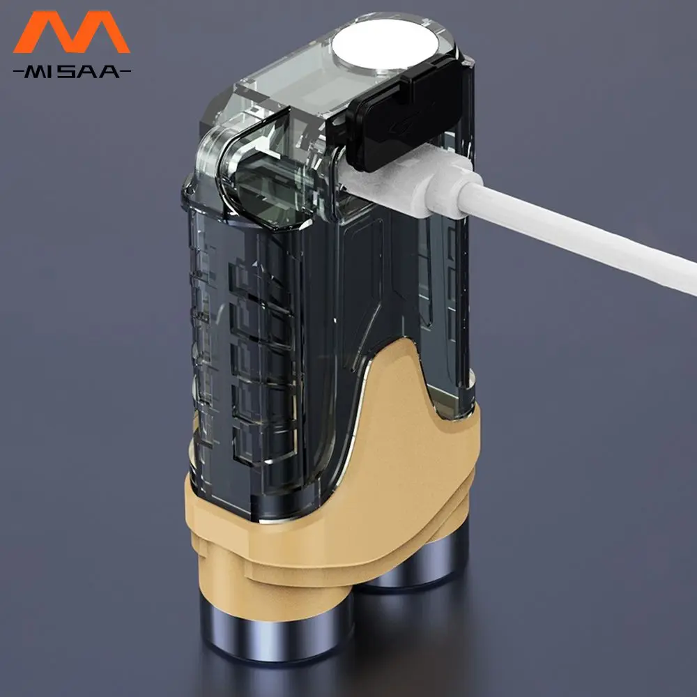 

Illumination Lamp Plastic Material Anti-fall More Durable Multifunction Ultra-thin Overcharge Protection Camping Flashlight