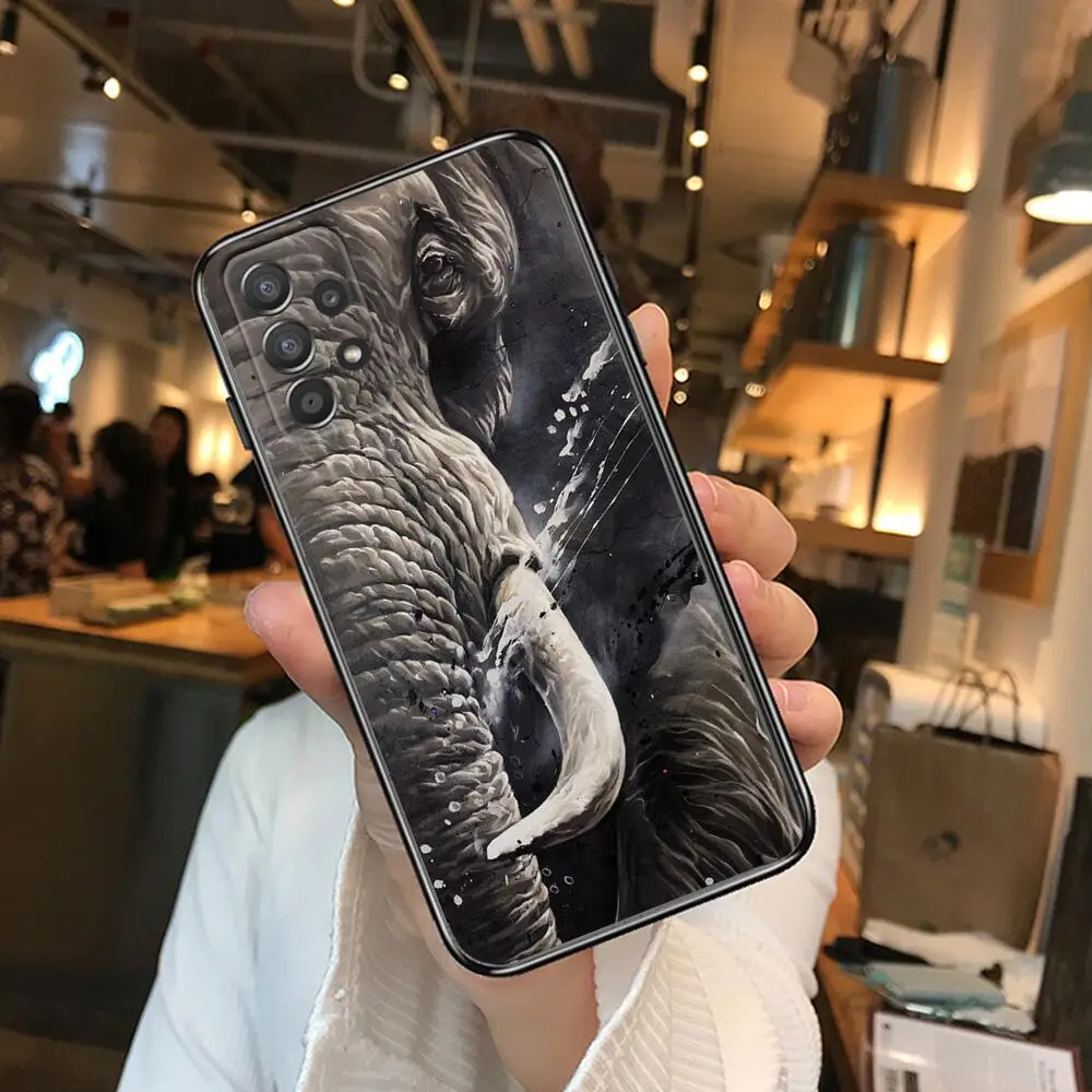 Чехол для телефона с изображением слона Samsung Galaxy A70 A50 A51 A71 A52 A40 A30 A31 A90 A20E 5G a20s |