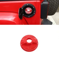 car inner tank covers gas fuel tank cap decoration cover for jeep wrangler jk jl 2007 2018 2019 2020 2021 2022 accessories red