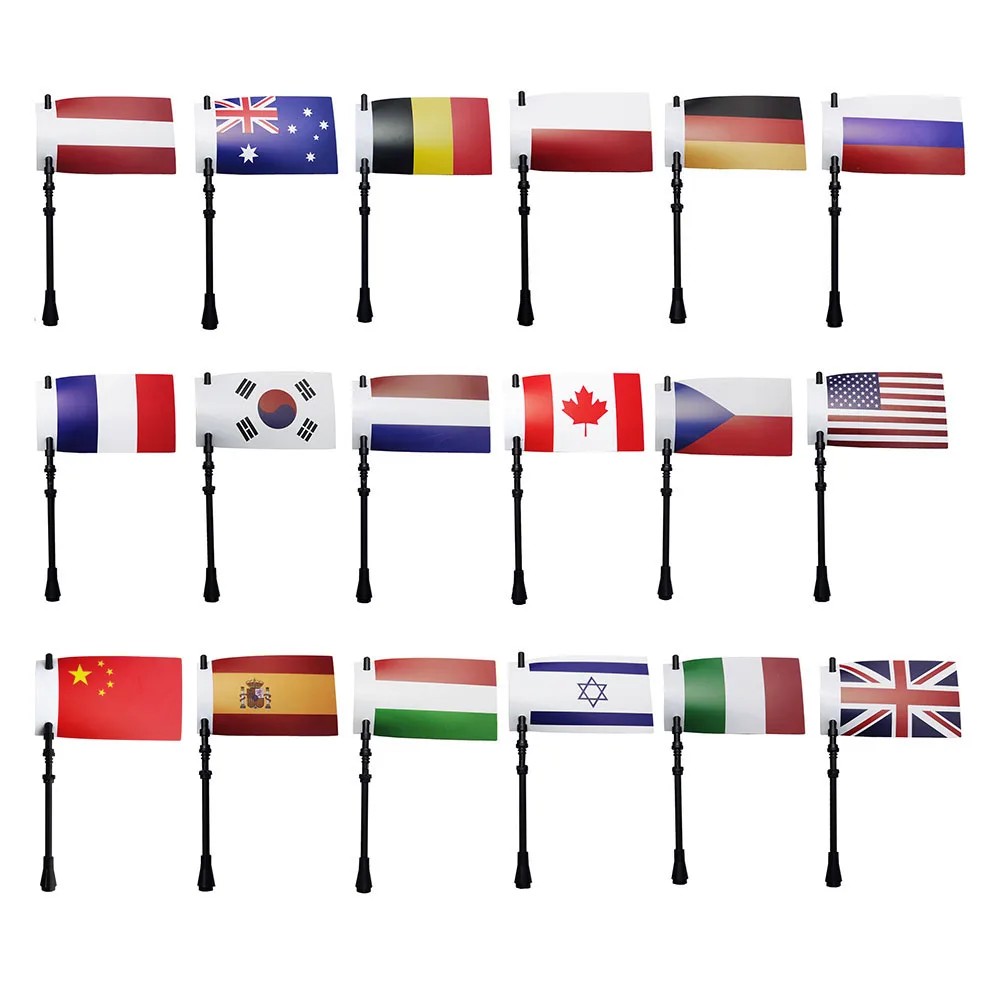 

Large National Flag for City Town Building Block Educational Brick Flags