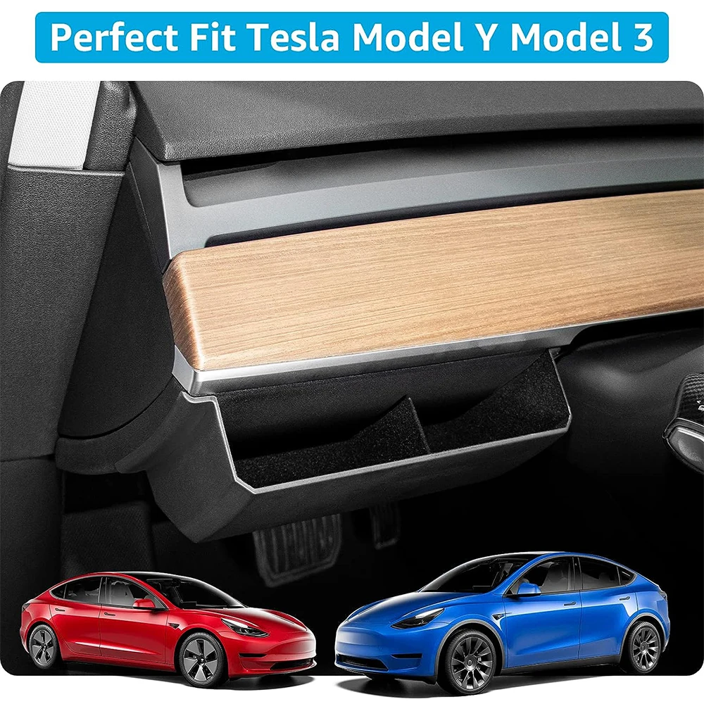 

For Tesla Model Y/3 Air Vent Organizer Steering Wheel Side Storage Box Cell Phone Pouch Sunglasses Holder Organizer