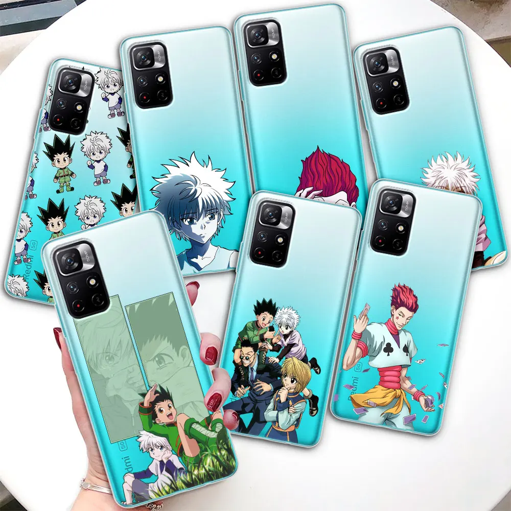 

Case for Xiaomi Redmi Note 12 Pro Plus 11 10 9S K40 11E 9 10S 8 8T 9T 7A 10C 11T 5G 11S 9A TPU Phone Cover Anime Hunter X Hunter