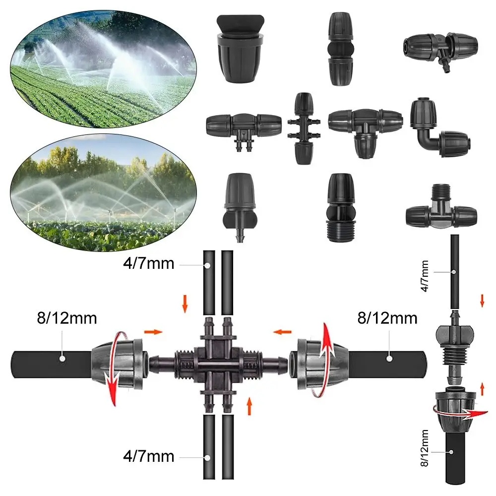 

Наборы для вакуумной системы капельного орошения воды, соединительный шланг с микрораспылителем, соединительный шланг, соединитель трубы, садовые разбрызгиватели