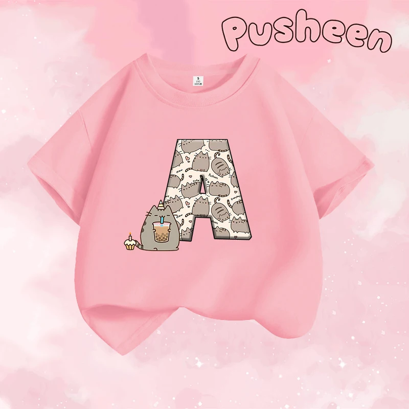 Футболка с коротким рукавом Pusheen цвет в ассортименте