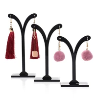 3pcs crotch earring ear studs jewelry rack display stand storage hanger holder