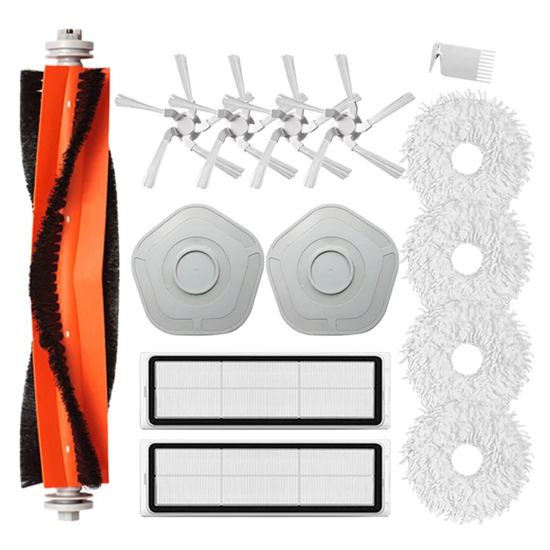 

Швабра для пылесоса Xiaomi Dreame Bot W10 W10Pro, основная и боковая щетки, фильтр НЕРА, Сменные Запчасти