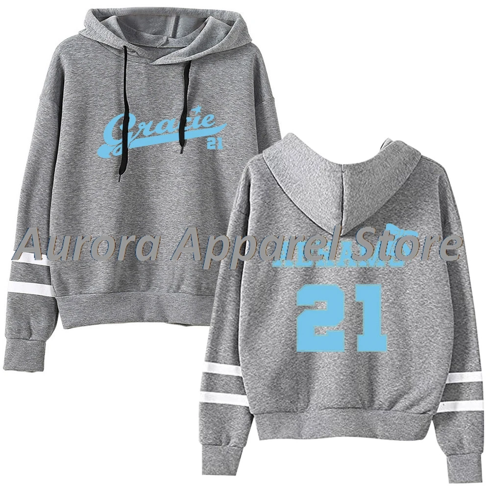 Пуловер с логотипом Gracie Abrams 21 The Secret of Us Tour 2025 уличная одежда без карманов