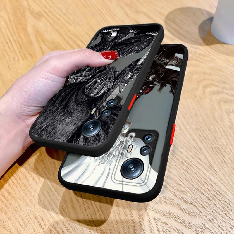 Светящаяся задняя крышка для Redmi Note аниме-дизайн матовый антибликовый