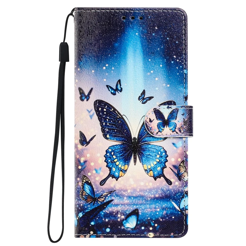 Фото Чехол-подставка для Samsung Galaxy Xcover 7 6 Pro, чехол для Samsung XCover7 Pro, Xcover5, 4, 4S, 6Pro с рисунком кошки и бабочки №2