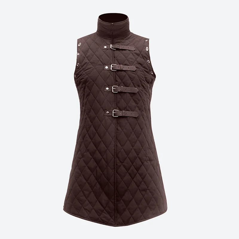 Костюм Gambeson армированный жилет Aketon пальто в средневековом стиле викингов яркий