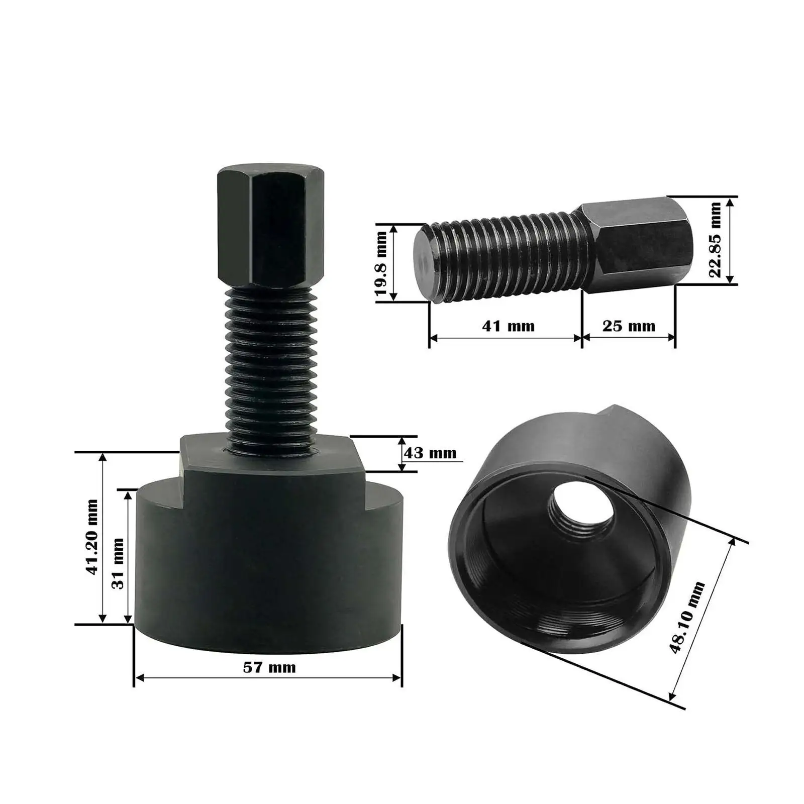 Прочный Съемник маховика 50 мм x 1 5 Для Polaris Ranger RZR 570 900 1000