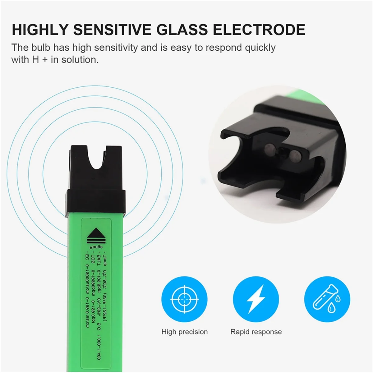 Тестер качества воды 5 в 1 Digital EC TDS SALT SG TEMP Detector Управление приложением Bluetooth для