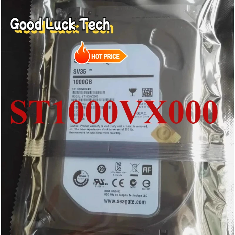 Оригинальный жесткий диск для Sea-gate 1 ТБ ST1000VX000 3 5 &quotSATA 6 Гбит/с 64 МБ 7200 об/мин