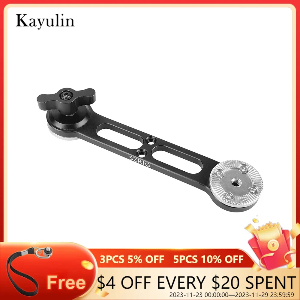 Универсальный удлинитель SZRIG с двухсторонним креплением ARRI Rosette, Резьба M6 для DSLR-камеры, наплечное крепление, аксессуар для Dslr