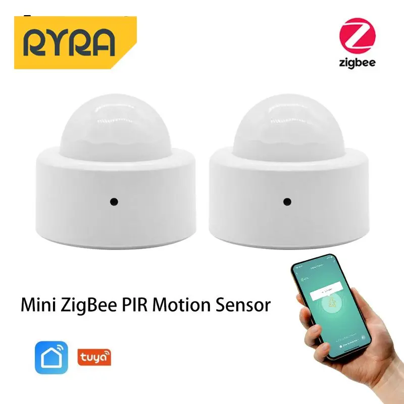 

Pir Motion Sensor Mini Zigbee3.0 Tuya Wireless Works With Zigbee Gateway Smart Home Hot Human Body Sensor Body Movement Sensor