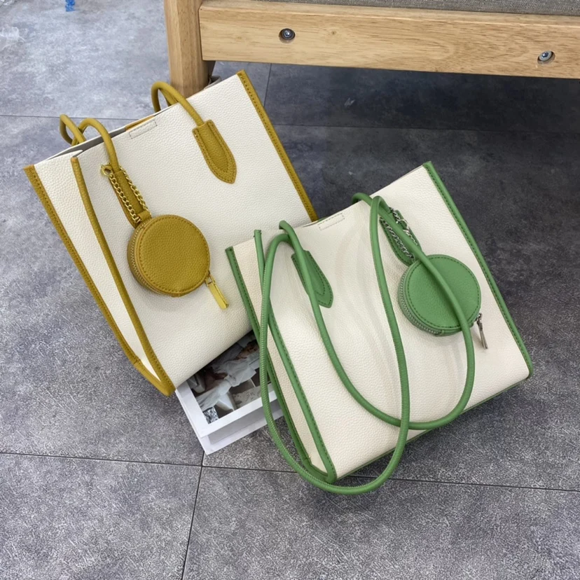 

2022 New Underarm Bag Office Lady Shoulder Bag New Big Bag Contrast Color Casual Fashionable Portable Shoulder Bags