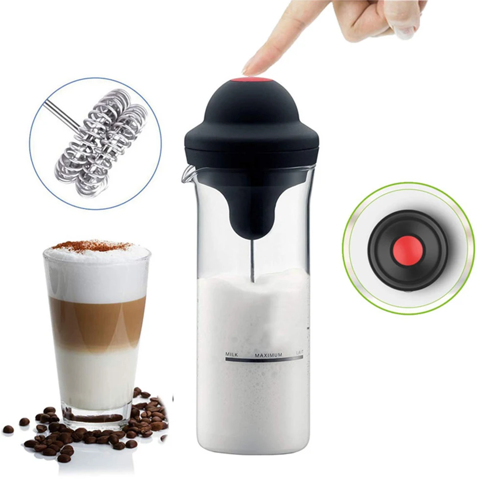 

Автоматический вспениватель молока, Электрический вспениватель, устройство для приготовления кофе из пены, смеситель для молочного коктейля, батарея, вспениватель молока, кувшин, чашка для кухонного инструмента