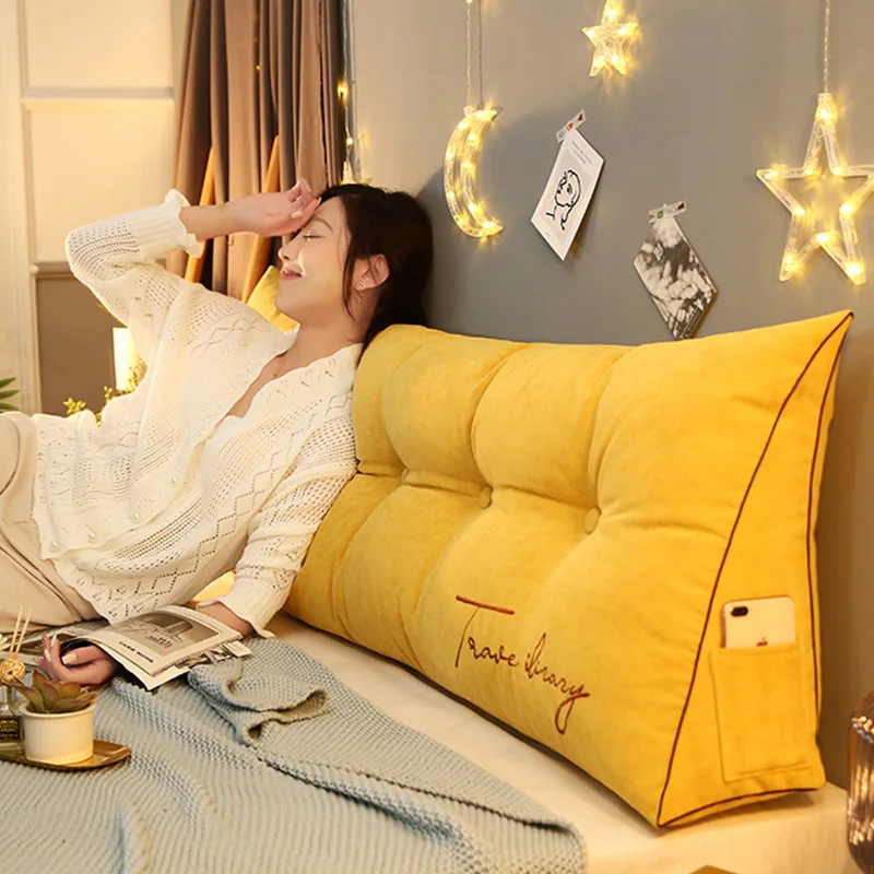 

Простота в скандинавском стиле треугольные большие подушки мягкая подставка для спины для детской кровати рельефное облегчение боли