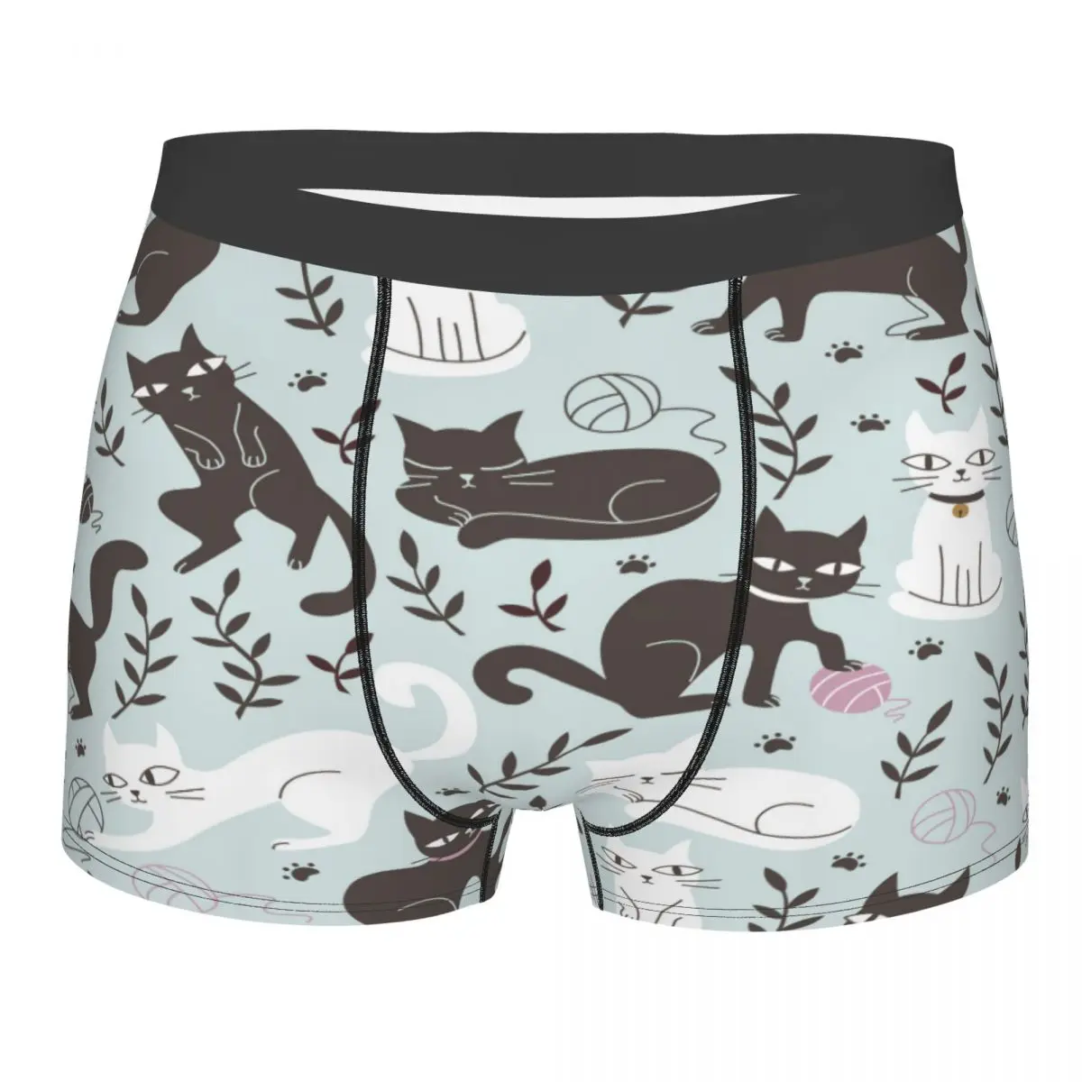 

Men's Panties Cats In Doodle Male Underpants Man Short Boxer Underwear