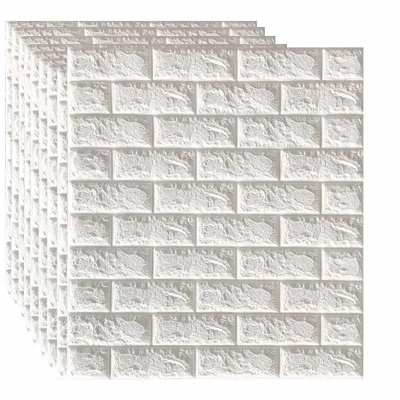 

3D Self Adhensive Brick Wall Stickers DIY Wall Stickers Waterproof Wallpaper walldecor 3D Stick Heatproof Vinyl Wallpapers