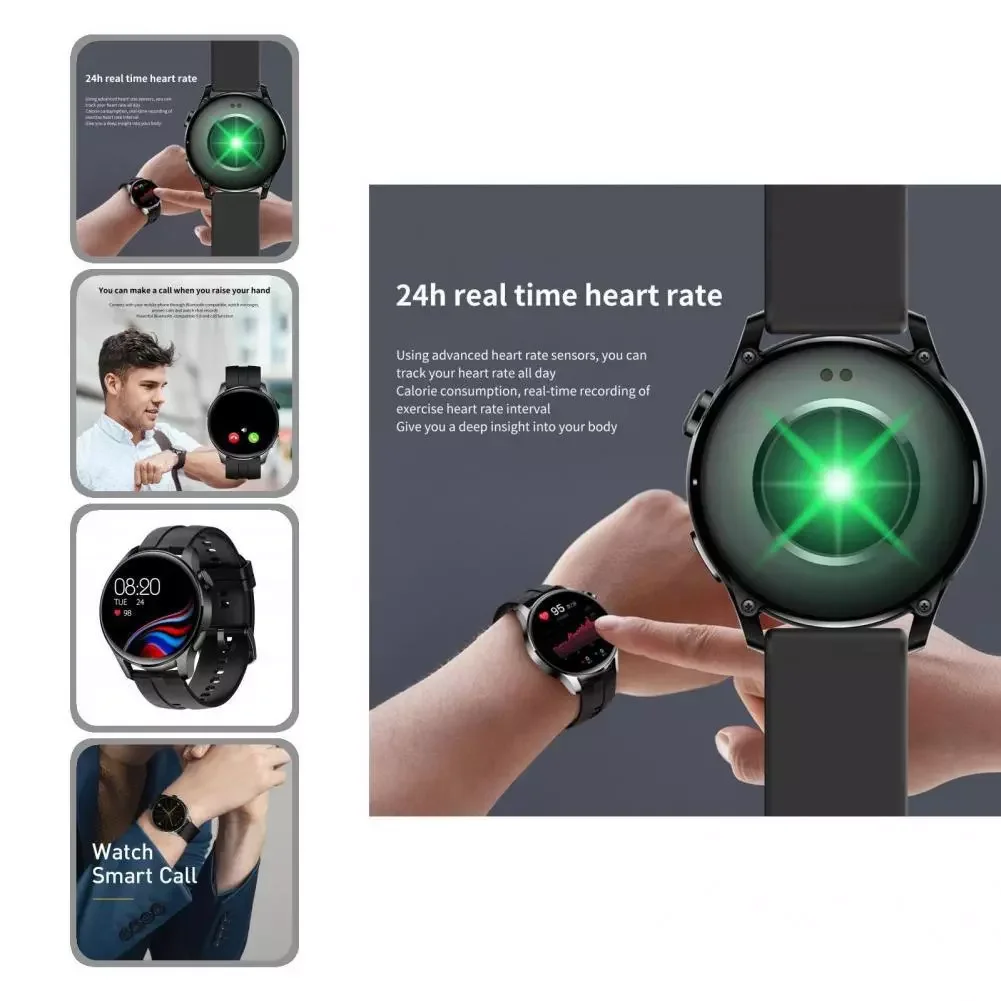 

Strong Battery Life Full Touch Screen Wide Application 1.28 inch Touch Multi-purpose Sport Watch for Travel