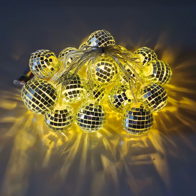 Стеклянная лампа в форме шара декоративная для танцевальных залов праздничная