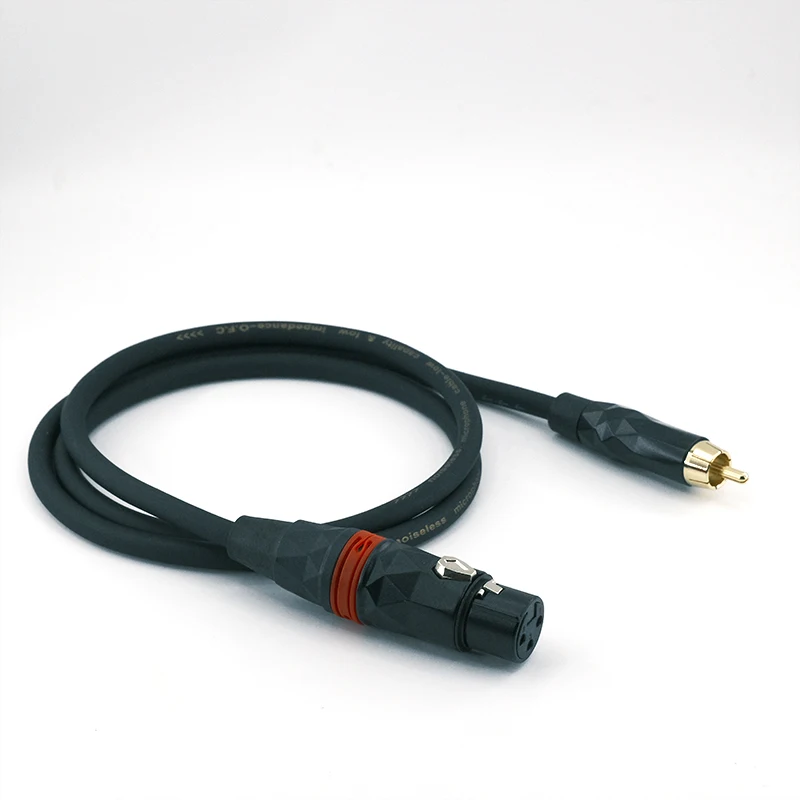 Кабель GOLLEY LION XLR (гнездо) - RCA (штекер), усиленный аудиокабель XLR (гнездо) - RCA (штекер) моно (art.: 3920dade5ca67) - 3920dade5ca67