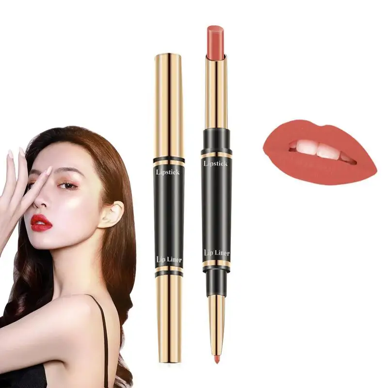 

Double Head Lipstick Long Lasting 12 Colors Lipsticks Set Waterproof And Long-lasting Lips Stick Smooth Moisturizing Lip Pencil