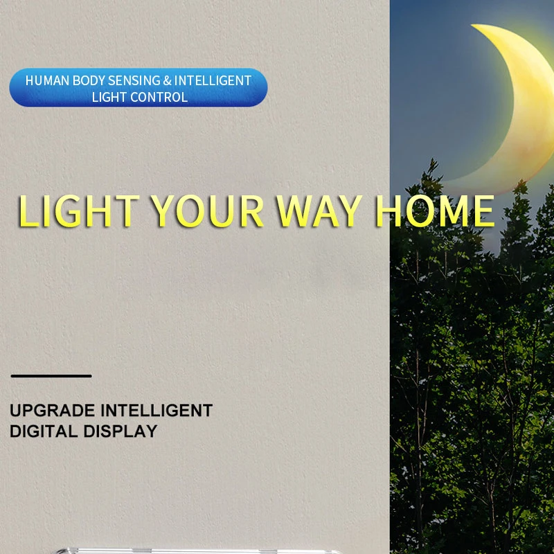 

1/2/4Pcs Solar Garden Human Body Induction Hanging Lamp Outdoor Waterproof Super Bright New Lead Home Lighting Wall Lamp