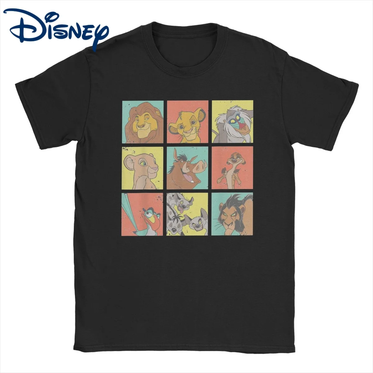 

Vintage The Lion King Characters 90s Cartoon T-Shirts for Men Women O Neck Pure Cotton T Shirt Disney Tee Shirt Summer Clothing